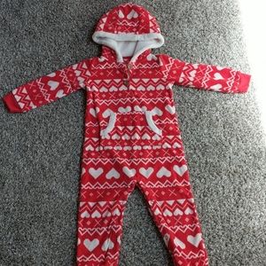 Carter's fleece one piece